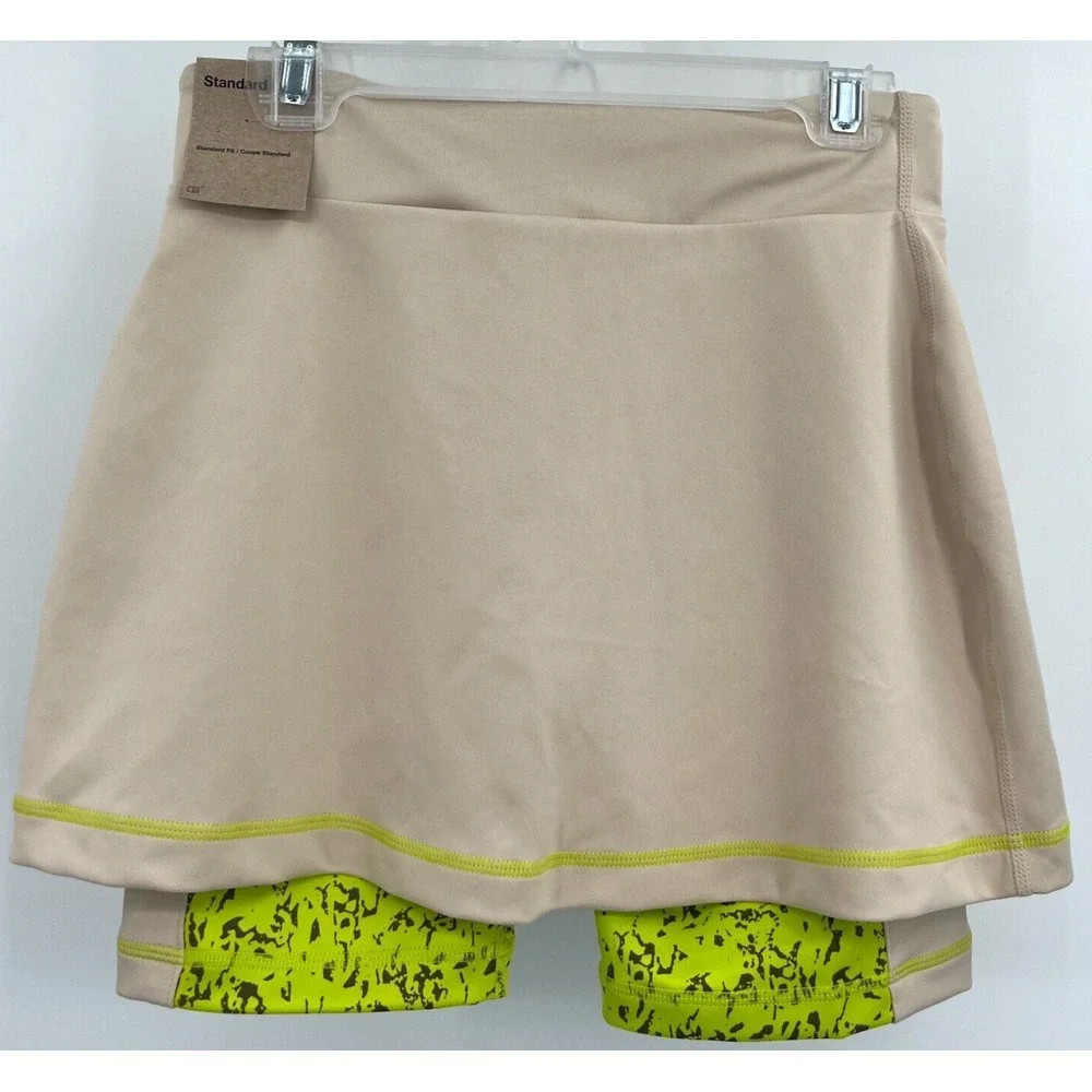 NIKE DRI-FIT ICON CLASH TRAINING SKIRT SKORT Youth Girl Large 14-16‎ SAND/ATOMIC